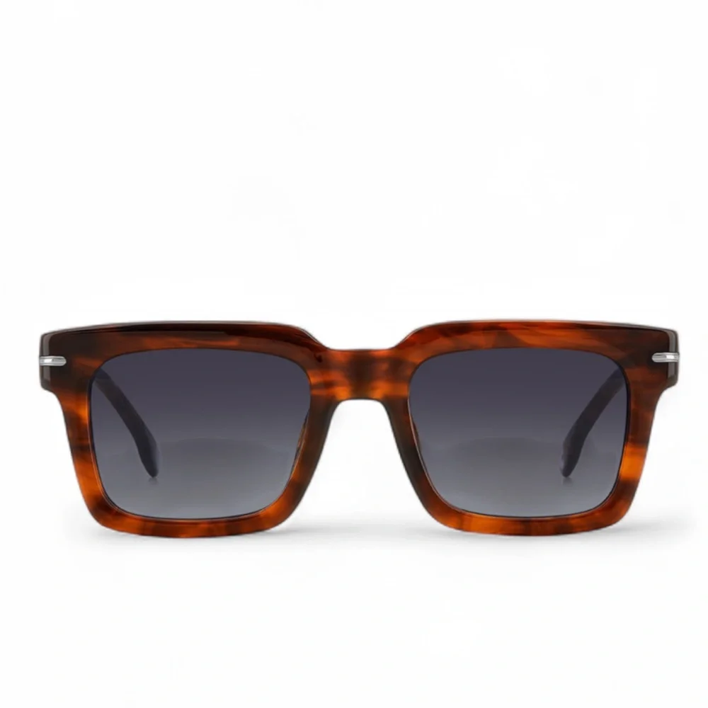 Carrera Tortoise Brown Thick Frame Square Men’s Sunglasses (52-21-150 mm) [NWT]